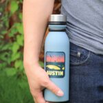 Austin Texas Sticker | Vintage City & Travel Stickers | Waterproof, Vinyl and Dishwasher Safe | Laptop, Water bottle, Planner, Tumbler - Image 3
