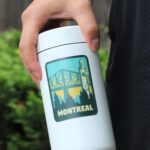 Montreal Quebec Canada Sticker | City & Travel Stickers | Waterproof, Vinyl and Dishwasher Safe | Laptop, Water bottle, Planner, Tumbler - Image 2