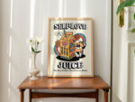 Retro Self Love Juice Print, Vintage Colorful Illustration, Cute Dorm Room Prints, Large Trendy Poster, Groovy 80s, Positive Quote, UNFRAMED - Image 6