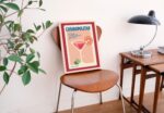 Cosmopolitan Cocktail Recipe, Kitchen Bar Poster, Alcohol Prints, Gallery Wall Art, Cute Cosmo Drink Illustration, A2 A3 A4 Print, UNFRAMED - Image 5