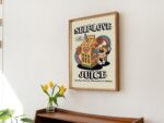 Retro Self Love Juice Print, Vintage Colorful Illustration, Cute Dorm Room Prints, Large Trendy Poster, Groovy 80s, Positive Quote, UNFRAMED - Image 4
