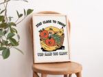 Kitchen Wall Print, Retro Fruits Illustration, Vintage Kettle 70s Poster, Food Wall Decor, Large Art Print, 30s 40s 50s Artwork, UNFRAMED - Image 2