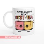 Custom Best Friend Mug, Bestie Ceramic Cup Personalized, Best Friend Friendship mug, Friends Mug, Friend Birthday present, Christmas Gift - Image 6