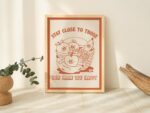 Kitchen Wall Print, Retro Fruits Illustration, Vintage Kettle 70s Poster, Food Wall Decor, Large Art Print, 30s 40s 50s Artwork, UNFRAMED - Image 6