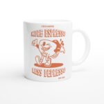 Retro Coffee Mug, More Espresso Mug, Coffee Art Mug, Coffee Lover Gift Idea, Funny Retro Quote, Office Gift Mug, Aesthetic Ceramic Cup - Image 6