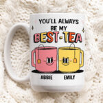 Custom Best Friend Mug, Bestie Ceramic Cup Personalized, Best Friend Friendship mug, Friends Mug, Friend Birthday present, Christmas Gift