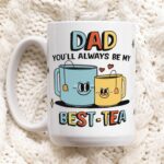 Custom Dad Mug, Personalized Gift For Dad, Ceramic Coffee Cup, Daddy Mug, Customised Best Father Mug, Gift For Dad, Dad Mug, Christmas Gift
