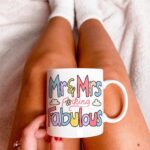 Funny Anniversary Mug, Mr and Mrs Fabulous Coffee Cup, Wife Husband Gift Idea, Newly wed funny gift, Husband Anniversary, First Anniversary - Image 2
