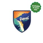 Kauai Hawaii Sticker | City & Travel Stickers | Waterproof, Vinyl and Dishwasher Safe | Laptop, Water bottle, Luggage, Tumbler