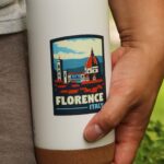 Florence Italy Sticker, Waterproof Luggage Travel Stickers, Europe Stickers, Vinyl Water Bottle Stickers, Fun Travel Stickers For Laptop - Image 5