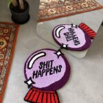 Handmade Halloween Themed Rug, Magic Ball Tufted Rug, Non-slip rug - Image 2