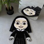 Transforming Handmade Halloween Nun Rug, Gift idea home decor, Ready to Ship! - Image 3