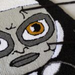 Transforming Handmade Halloween Nun Rug, Gift idea home decor, Ready to Ship! - Image 6