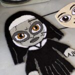 Transforming Handmade Halloween Nun Rug, Gift idea home decor, Ready to Ship! - Image 4