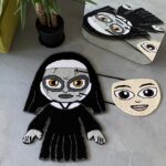 Transforming Handmade Halloween Nun Rug, Gift idea home decor, Ready to Ship! - Image 5
