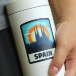Spain Sticker | City & Travel Sticker | Waterproof, Vinyl and Dishwasher Safe | Laptop, Water bottle, Luggage, Tumbler - Image 3