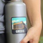 Greece Sticker, Waterproof Travel Sticker, Water Bottle Sticker, Luggage Sticker, Laptop Sticker - Image 4