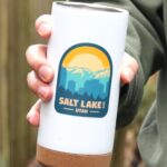 Salt Lake City Utah Sticker, Fun Travel Laptop Sticker, Cute Waterproof Water Bottle Sticker, Dishwasher Safe Vinyl Sticker, US State Decal - Image 3
