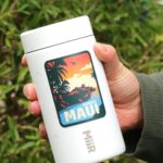 Maui Hawaii Sticker | City & Travel Stickers | Waterproof, Vinyl and Dishwasher Safe | Laptop, Water bottle, Luggage, Suitcase - Image 4