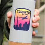Toronto Ontario Canada Sticker | City & Travel Stickers | Waterproof, Vinyl and Dishwasher Safe | Laptop, Water bottle, Tumbler Sticker - Image 2