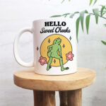 Frog Sweet Cheeks Coffee Mug, Funny Rude Ceramic Cup, Frog Lover Gift, Colleage Friend Gift Idea, Cute butt humor Mug, Unique Gifts - Image 5