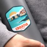 Croatia Sticker, Waterproof Travel Sticker Luggage, Vinyl Stickers For Laptop, Water Bottle Travel Decal, Dishwasher Safe Sticker - Image 6