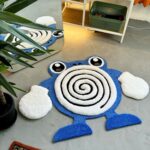 Tufted  Fluffy Rug, Soft Tufted Area Rug, Floor Art, Unique Personalized Gift