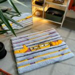 Tufted Cartoon 3D Rug, Wall Decor Rug, Handmade floor art, Gift for Father day, Home Decor Rug