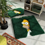 Fluffy Tufted Cartoon Rug, A Fun and Soft Touch for your Living Room or Bedroom, Gift idea, Christmas Gift, Cartoon character rug