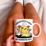 Dog and Goose Self Love Coffee Mug, Doggy Golden Retriever Labrador Mug, Dog Lover Gift Idea, Cheer up Gift Mug, Get well Soon Cup - Image 3