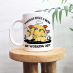 Dog and Goose Self Love Coffee Mug, Doggy Golden Retriever Labrador Mug, Dog Lover Gift Idea, Cheer up Gift Mug, Get well Soon Cup - Image 5