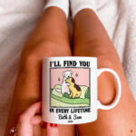 CUSTOM Dog Name Coffee Mug, Ill find you in every lifetime, I love you Mug, Personalized Couples Wedding Cup, Valentines Anniversary Gift - Image 5