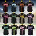 Personalized Team Name And Number Baseball Jersey,Custom Baseball Jersey Shirt, Baseball Jersey Uniform For Baseball Fans Baseball Lovers B1