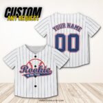 Rookie of The Birthday Jersey Shirt, Rookie Baseball Birthday Jersey Rookie Family Jersey, First Birthday Boy Shirt, Mom Baseball Jersey B68 - Image 4