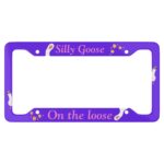 Silly Goose License Plate Frame: Aluminum Car Frame - Image 2