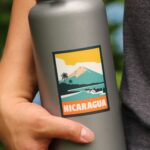 Nicaragua Sticker, Waterproof Travel Sticker Luggage, Vinyl Stickers For Laptop, Water Bottle Travel Decal, Dishwasher Safe Sticker - Image 4