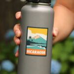 Nicaragua Sticker, Waterproof Travel Sticker Luggage, Vinyl Stickers For Laptop, Water Bottle Travel Decal, Dishwasher Safe Sticker - Image 2