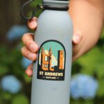 St. Andrew's Scotland Sticker | City & Travel Stickers | Waterproof, Vinyl and Dishwasher Safe | Laptop, Water bottle, Luggage, Tumbler - Image 2