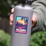 Orlando Florida Sticker | City Stickers | Waterproof, Vinyl and Dishwasher Safe | Laptop, Water bottle, Luggage, Tumbler - Image 2