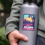 Orlando Florida Sticker | City Stickers | Waterproof, Vinyl and Dishwasher Safe | Laptop, Water bottle, Luggage, Tumbler - Image 4
