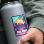 Orlando Florida Sticker | City Stickers | Waterproof, Vinyl and Dishwasher Safe | Laptop, Water bottle, Luggage, Tumbler - Image 3