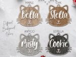 Personalized Cat Ornament for Pet Christmas Gift, Custom Christmas Cat Gift for Cat Lover, Christmas Ornament for Cat Owner Gift for Xmas - Image 11