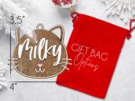 Personalized Cat Ornament for Pet Christmas Gift, Custom Christmas Cat Gift for Cat Lover, Christmas Ornament for Cat Owner Gift for Xmas - Image 3