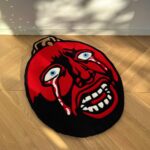 Berserk Behelit Rug: Handmade Tufted Anime Egg of the King - Image 8