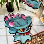 Tufted anime Rug, Tufted Area Rug, Custom Anime Character Rug, Floor Art, Unique Personalized Gift, Anime fan gift, Gift for Him - Image 6
