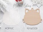 Personalized Cat Ornament for Pet Christmas Gift, Custom Christmas Cat Gift for Cat Lover, Christmas Ornament for Cat Owner Gift for Xmas - Image 8