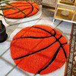 Basketball 3D Rug, 3D Fluffy Ball, Sports Fan Gift, Teenager Room Decor, Game Room Decor, Basketball Player Gift - Image 6