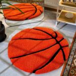Basketball 3D Rug, 3D Fluffy Ball, Sports Fan Gift, Teenager Room Decor, Game Room Decor, Basketball Player Gift - Image 9
