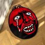 Berserk Behelit Rug: Handmade Tufted Anime Egg of the King - Image 10