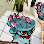 Tufted anime Rug, Tufted Area Rug, Custom Anime Character Rug, Floor Art, Unique Personalized Gift, Anime fan gift, Gift for Him - Image 9